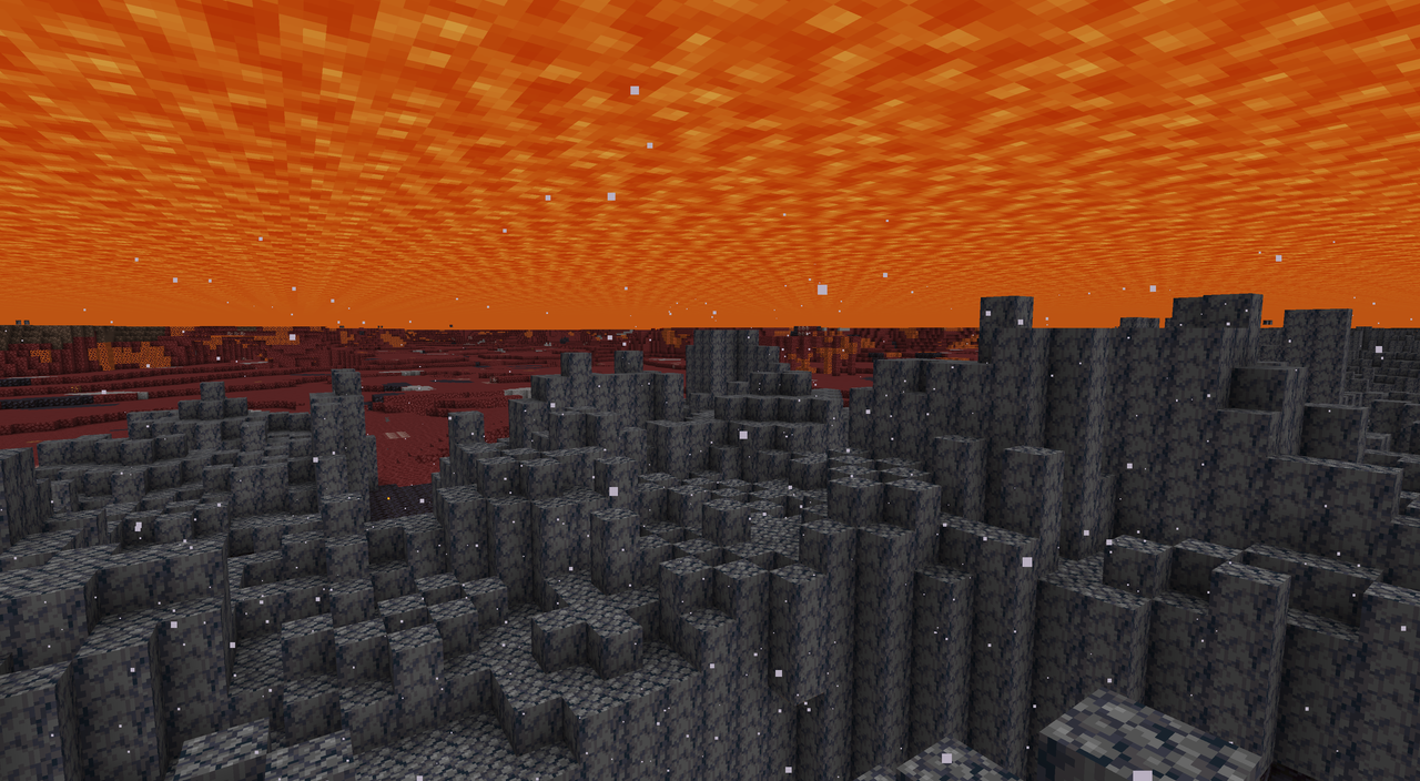 Zrzut ekranu Clear Water & Lava Mod - widoczność pod wodą w Minecraft